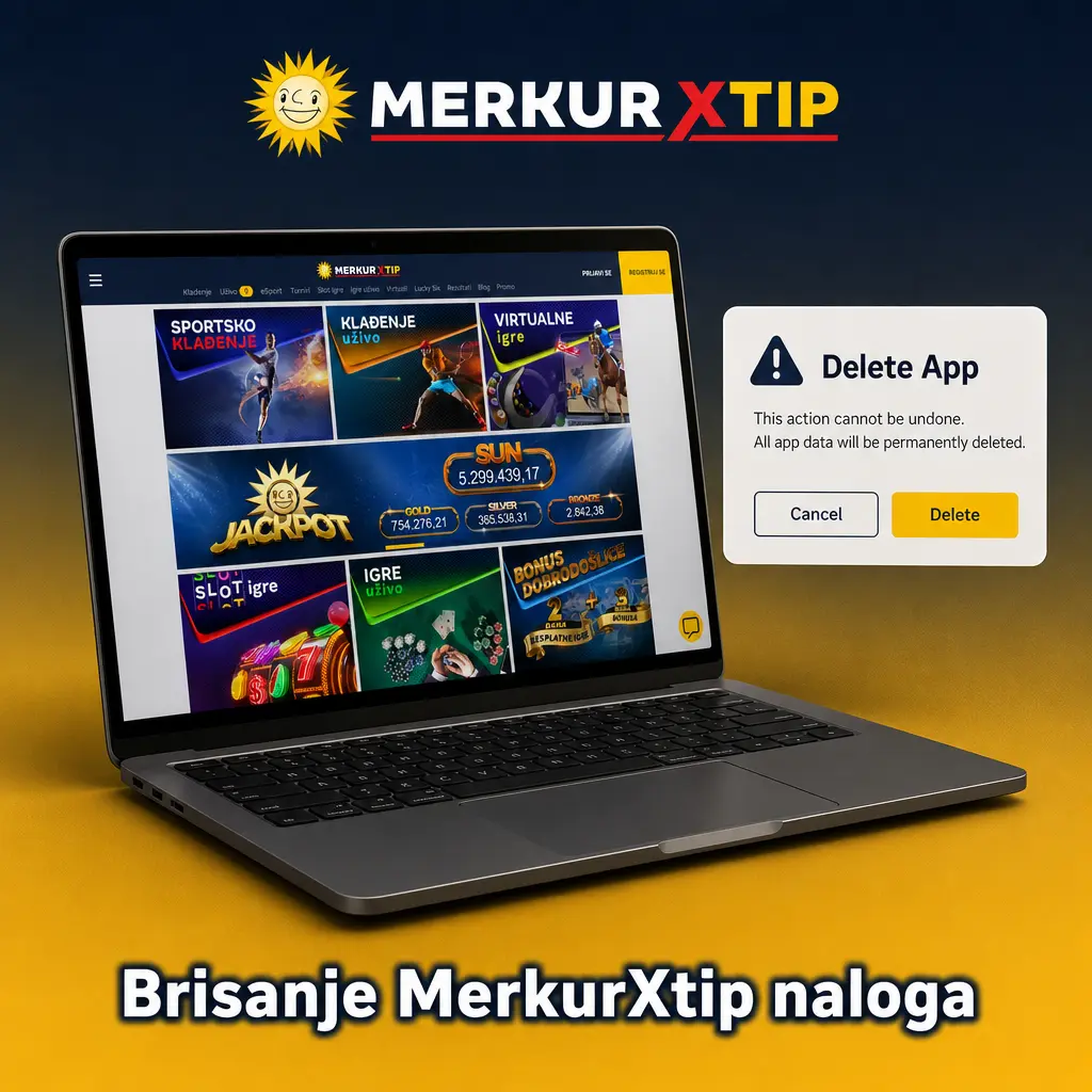 Brisanje MerkurXtip naloga – uputstvo za trajno ili privremeno zatvaranje korisničkog naloga i samoisključenje