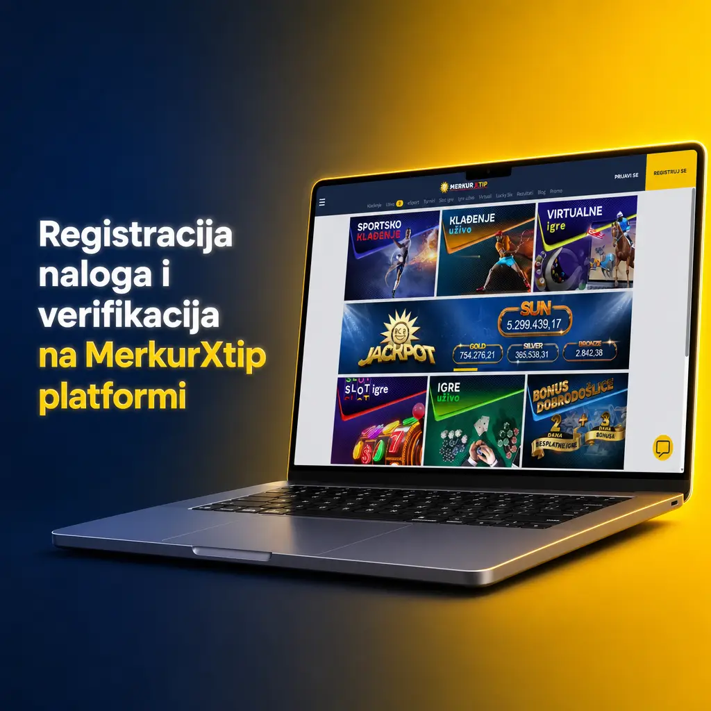 Registracija naloga i KYC verifikacija na MerkurXtip platformi uz lični dokument i dokaz adrese za sigurnu isplatu dobitka.